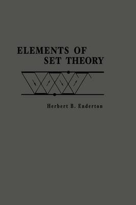 Herbert B. Enderton - Elements of Set Theory, Inbunden