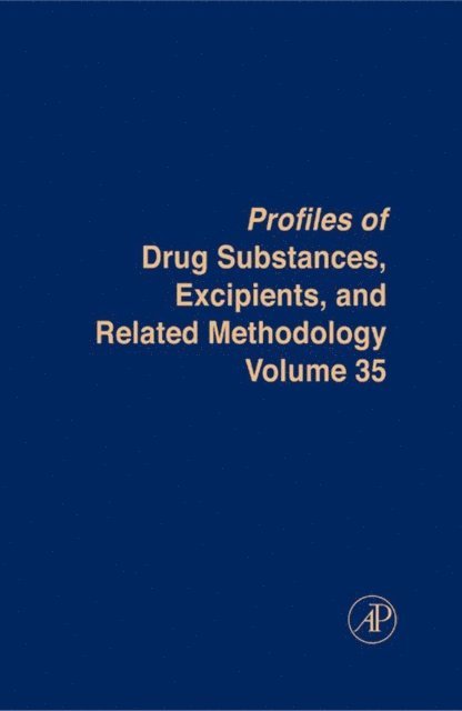 Harry G. Brittain - Profiles of Drug Substances, Excipients and Related Methodology, E-bok
