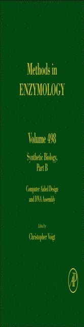 Synthetic Biology, Part B