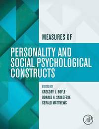 Measures of Personality and Social Psychological Constructs