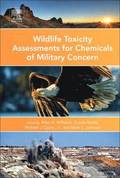Wildlife Toxicity Assessments for Chemicals of Military Concern