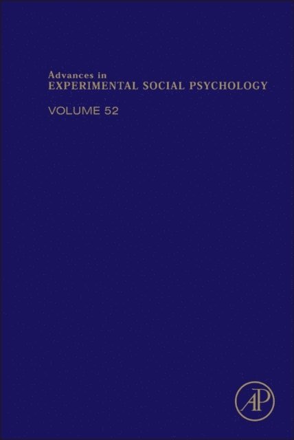 James M. Olson, Mark P. Zanna - Advances in Experimental Social Psychology, E-bok