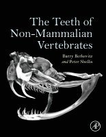 Barry Berkovitz, Peter Shellis - The Teeth of Non-Mammalian Vertebrates, Inbunden