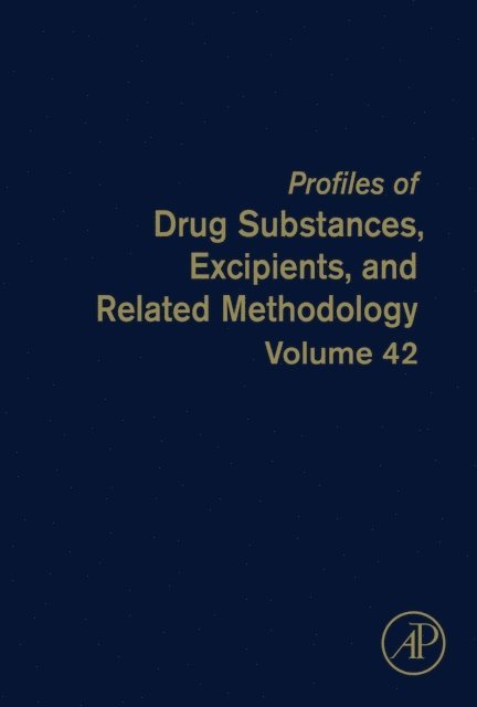 Profiles of Drug Substances, Excipients, and Related Methodology, E-bok