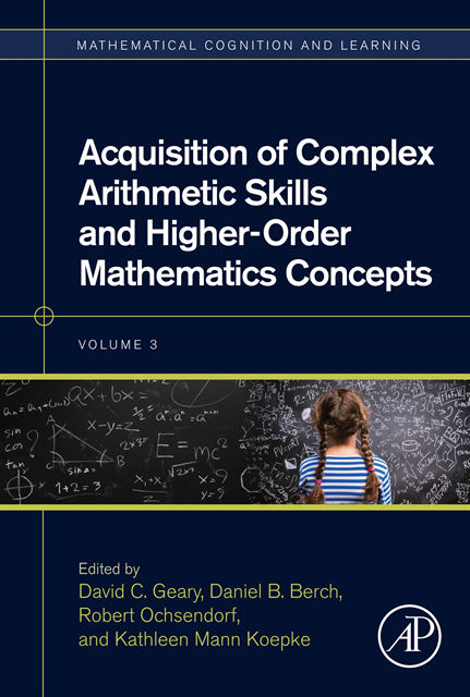 Kathleen Mann Koepke, Robert Ochsendorf, Daniel B. Berch, David C. Geary - Acquisition of Complex Arithmetic Skills and Higher-Order Mathematics Concepts, E-bok