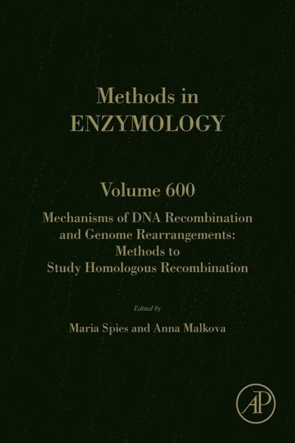 Mechanisms of DNA Recombination and Genome Rearrangements: Methods to Study Homologous Recombination, E-bok