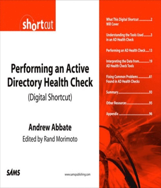 Rand Morimoto, Andrew Abbate - Performing an Active Directory Health Check (Digital Short Cut), E-bok