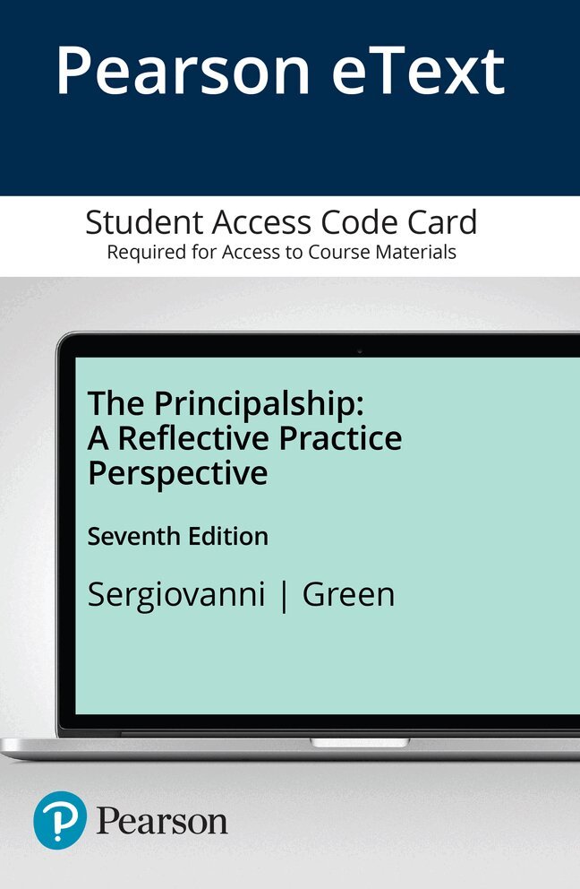 Thomas Sergiovanni, Reginald Green - Principalship, The, Övrigt