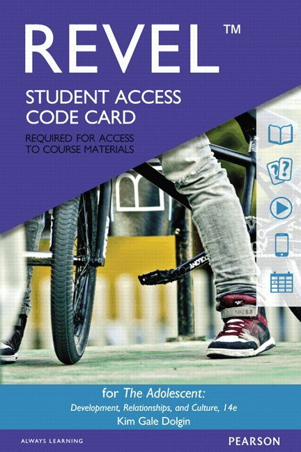 Kim Dolgin - Revel Access Code for Adolescent, The. Tillgänglighet: Tillfälligt slut