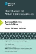 Business Statistics -- MyLab Statistics with Pearson eText Access Code