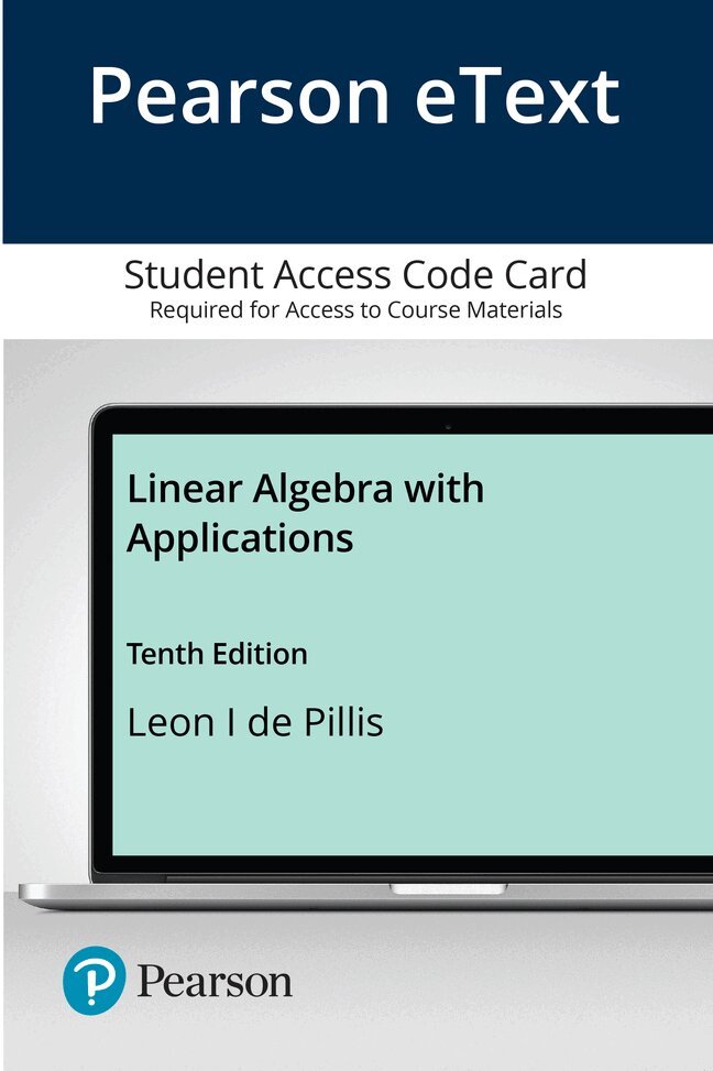 Steve Leon, Lisette de Pillis - Linear Algebra with Applications, Övrigt. Tillgänglighet: Tillfälligt slut