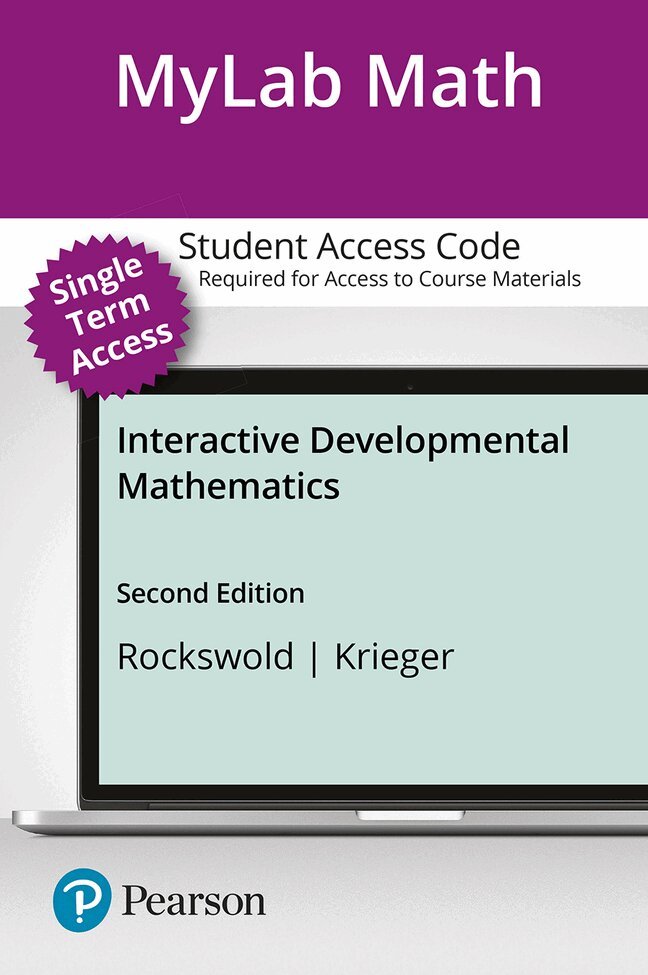 Gary Rockswold, Terry Krieger - MyLab Math with Pearson eText Access Code (12 Weeks) for Interactive Developmental Math. Tillgänglighet: Lägg i varukorg