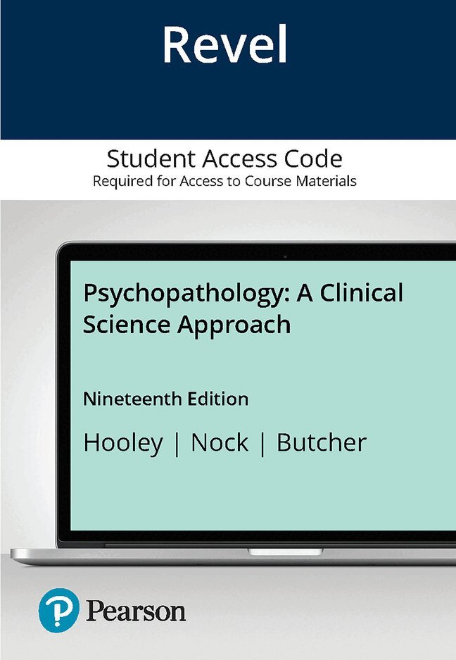 Jill Hooley, Matthew Nock - Revel Access Code for Psychopathology, Övrigt