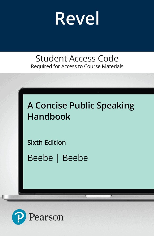 Steven Beebe, Susan Beebe - Concise Public Speaking Handbook, A -- Revel Access Code, Övrigt