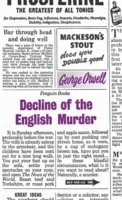 George Orwell - Decline of the English Murder, Häftad