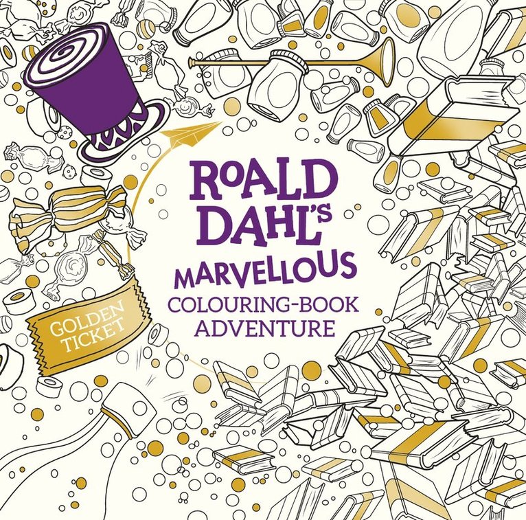 Roald Dahl - Roald Dahl's Marvellous Colouring-Book Adventure, Häftad