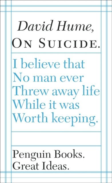 David Hume - On Suicide, E-bok
