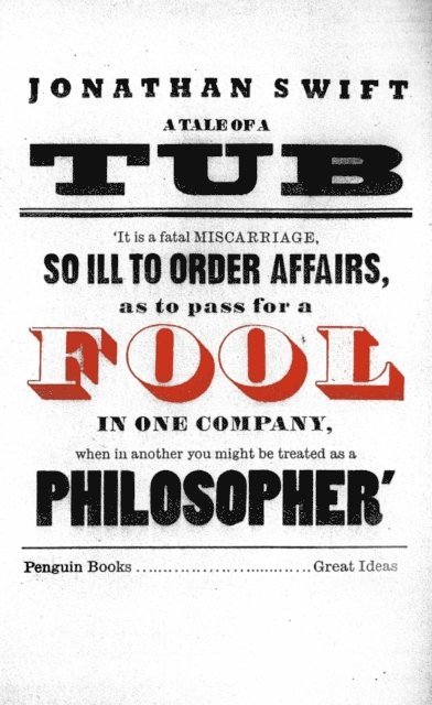 Jonathan Swift - Tale of a Tub, E-bok