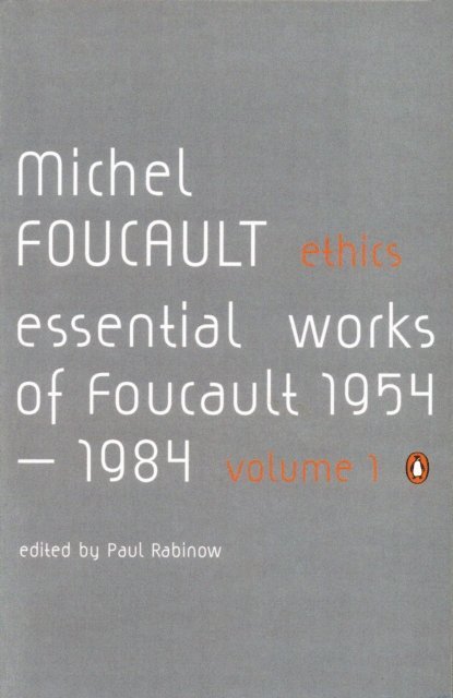 Michel Foucault - Ethics, E-bok