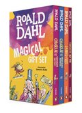 Roald Dahl Magical Gift Boxed Set (4 Books): Charlie and the Chocolate Factory, James and the Giant Peach, Fantastic Mr. Fox, Charlie and the Great Gl