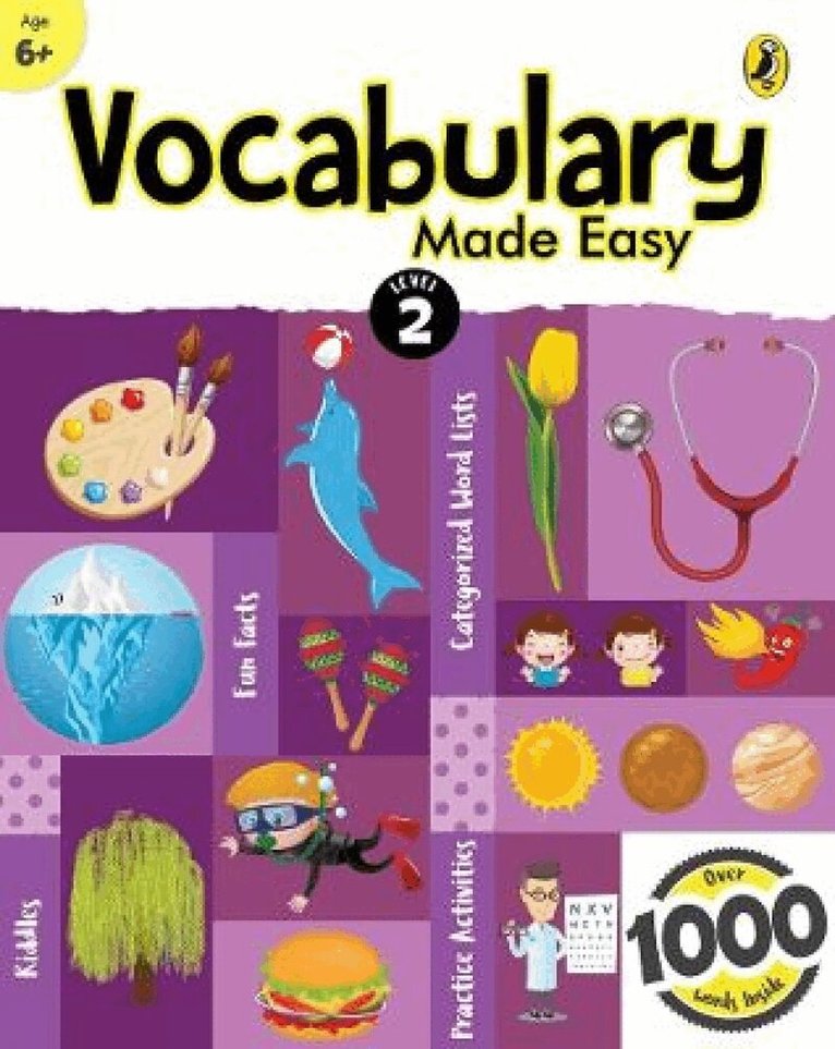 Sonia Mehta - Vocabulary Made Easy Level 2: fun, interactive English vocab builder, activity & practice book with pictures for kids 6+, collection of 1000+ everyday words| fun facts, riddles for children, grade 2, Häftad