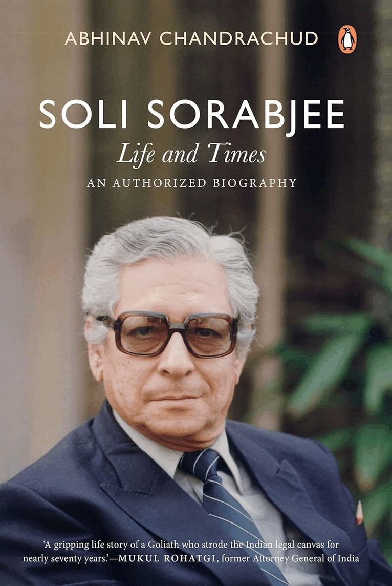 Abhinav Chandrachud - Soli Sorabjee, Häftad