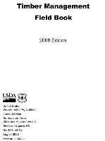 Timber Management Field Book, Häftad