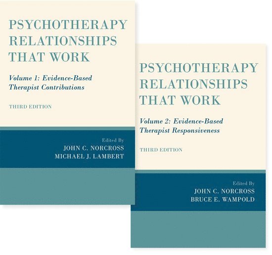 Bruce E. Wampold, John C. Norcross, Michael J. Lambert - Psychotherapy Relationships that Work, 2 vol set, Övrigt