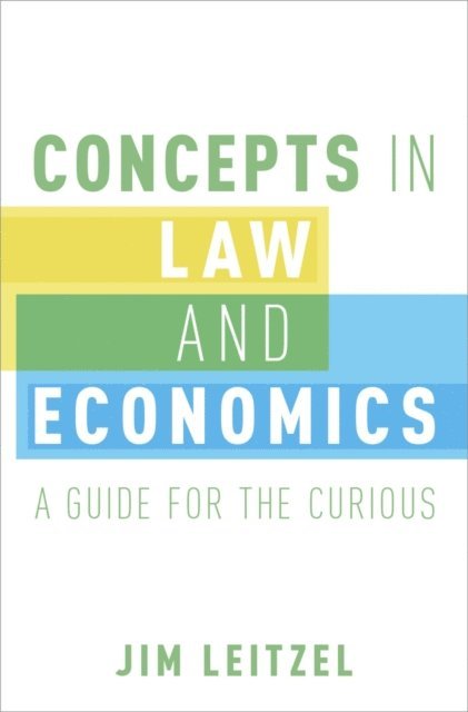 Jim Leitzel - Concepts in Law and Economics, E-bok