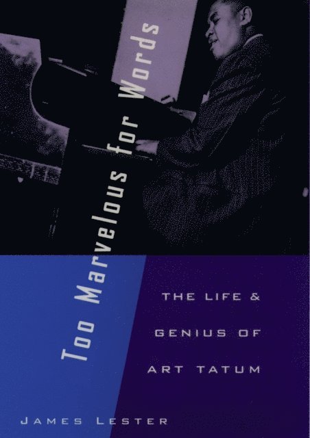 James Lester - Too Marvelous for Words, E-bok
