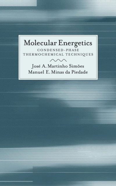 Manuel Minas da Piedade, JosA(c) A. Martinho SimAues - Molecular Energetics, E-bok