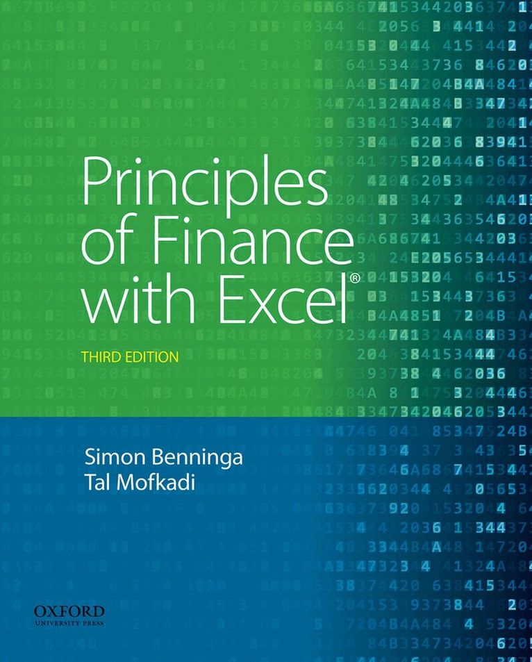 Simon Benninga, Tal Mofkadi - Principles of Finance with Excel, Inbunden