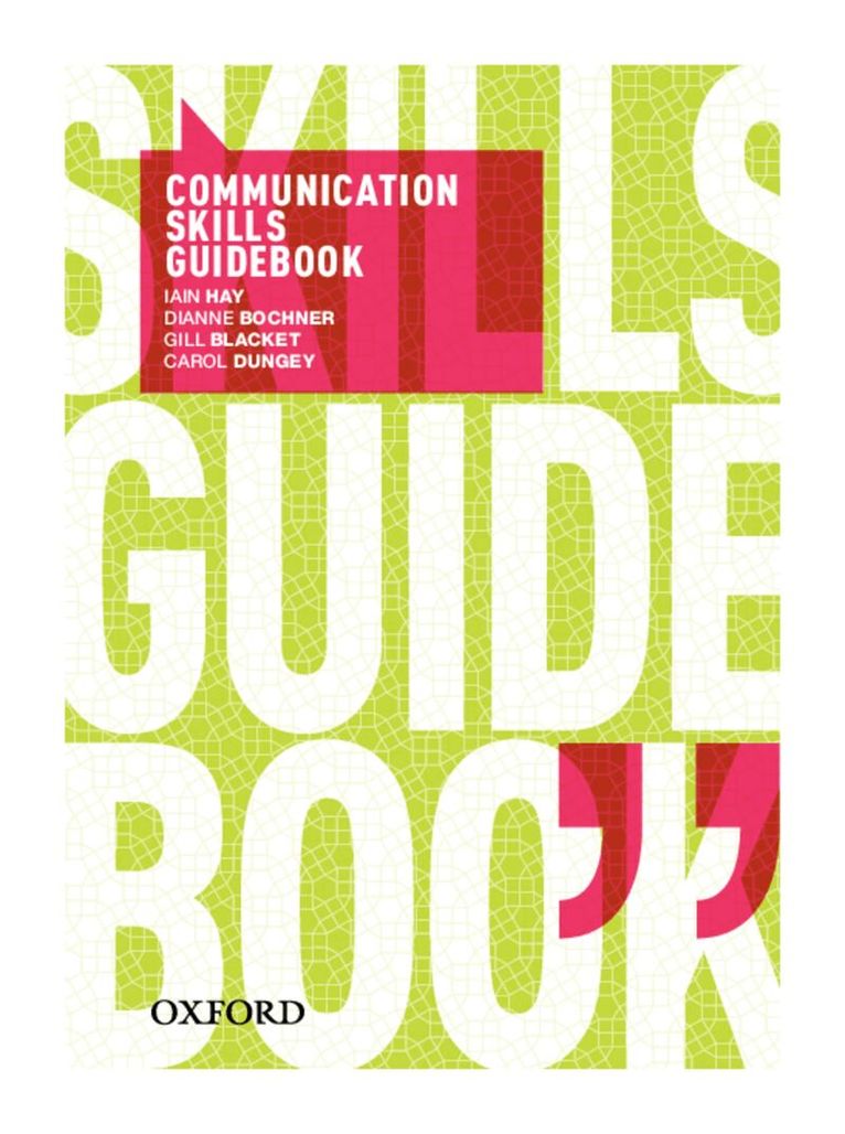 Iain Hay, Dianne Bochner, Gill Blackett, Carol Dungey - Communication Skills Guidebook, Häftad