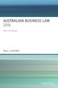 Australian Business Law 2016