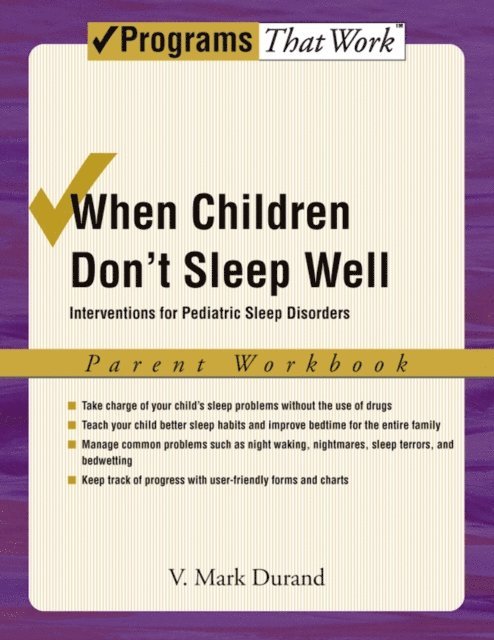 V. Mark Durand - When Children Don't Sleep Well, E-bok
