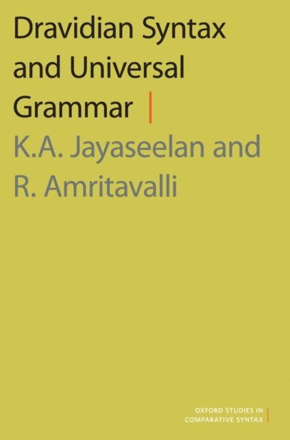 R. Amritavalli, K.A. Jayaseelan - Dravidian Syntax and Universal Grammar, E-bok