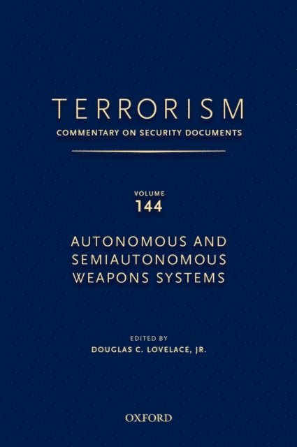 Douglas Lovelace Jr. - TERRORISM: COMMENTARY ON SECURITY DOCUMENTS VOLUME 144, E-bok