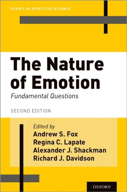 Richard J. Davidson, Alexander J. Shackman, Regina C. Lapate, Andrew S. Fox - Nature of Emotion, E-bok