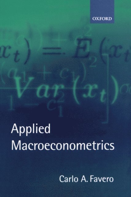 Carlo A. Favero - Applied Macroeconometrics, E-bok. Tillgänglighet: Lägg i varukorg