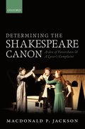 Determining the Shakespeare Canon