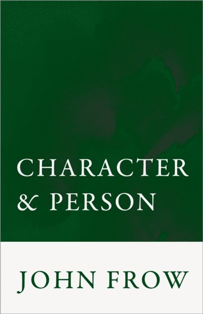 John Frow - Character and Person, E-bok