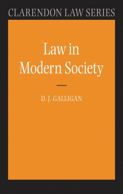 Denis Galligan - Law in Modern Society, E-bok. Tillgänglighet: Lägg i varukorg