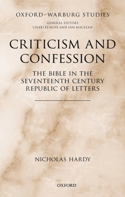 Nicholas Hardy - Criticism and Confession, E-bok