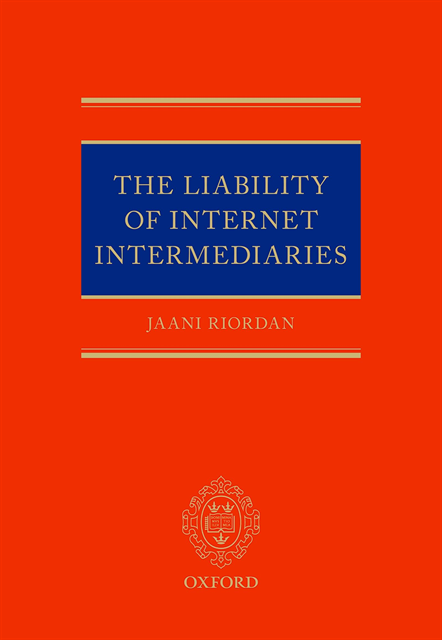 Jaani Riordan - Liability of Internet Intermediaries, E-bok