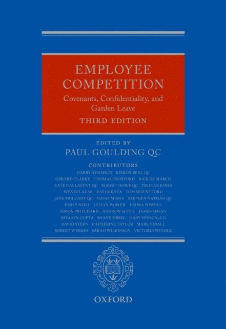 Paul Goulding QC - Employee Competition, E-bok