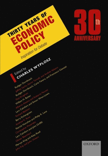 Charles Wyplosz - Thirty Years of Economic Policy, E-bok