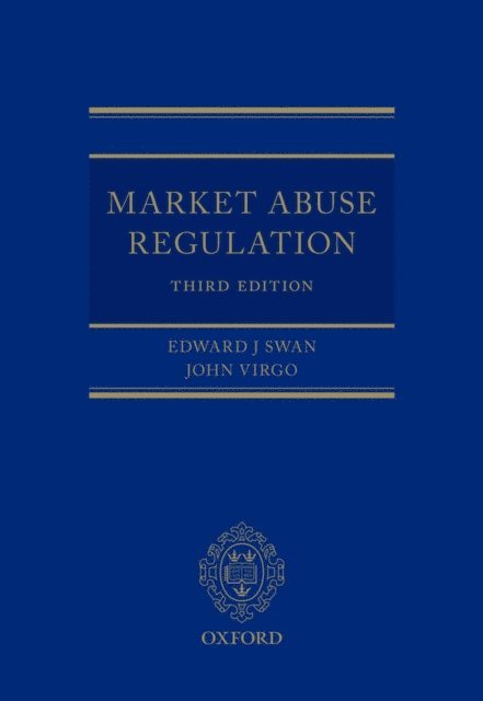 John Virgo, Edward J Swan - Market Abuse Regulation, E-bok