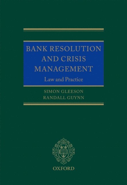Randall Guynn, Simon Gleeson - Bank Resolution and Crisis Management, E-bok