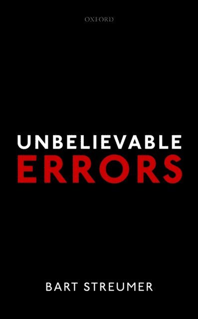 Bart Streumer - Unbelievable Errors, E-bok