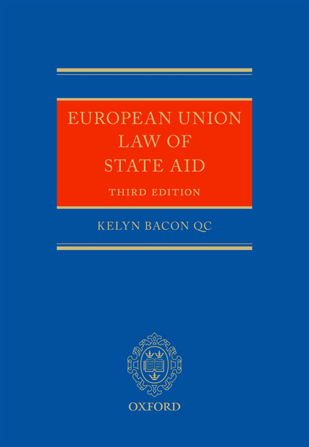 Kelyn Bacon QC - European Union Law of State Aid, E-bok